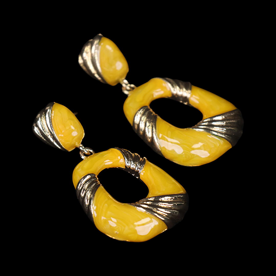 Modern Oval Earring
