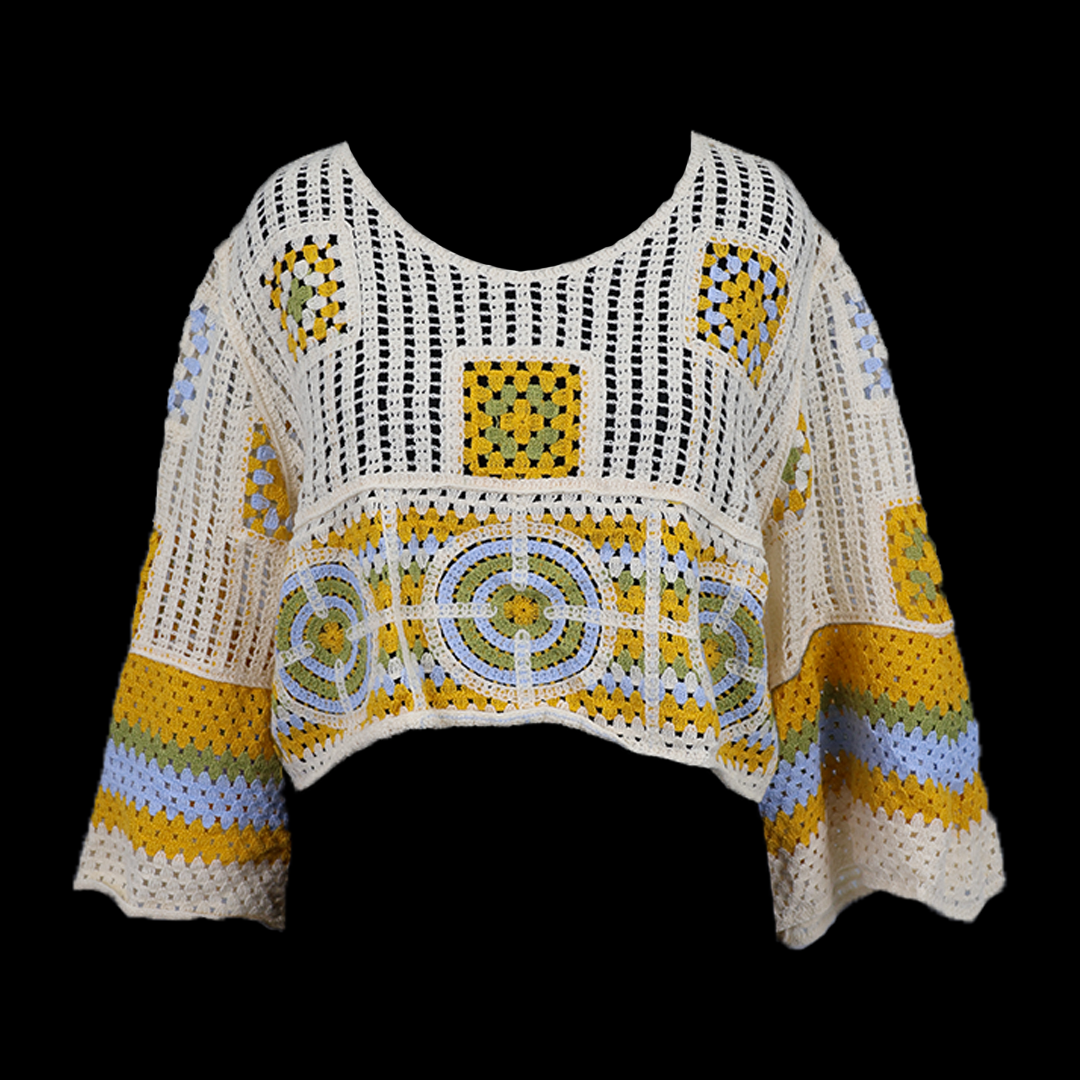 Crochet Over-Sized Crop Top