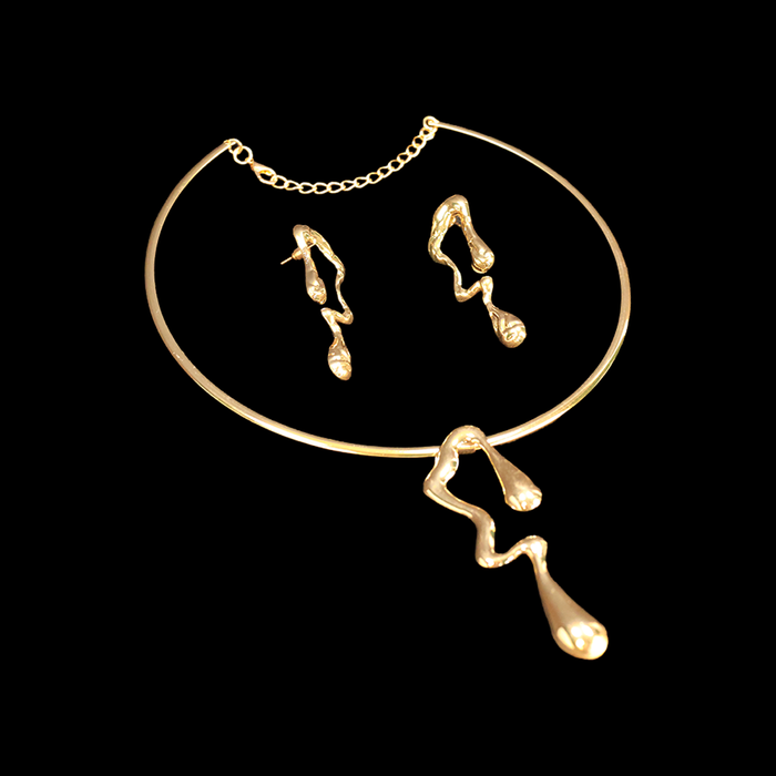 Statement Drop Style Choker Set