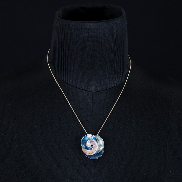 Luxaura Metal Flower Statement Necklace