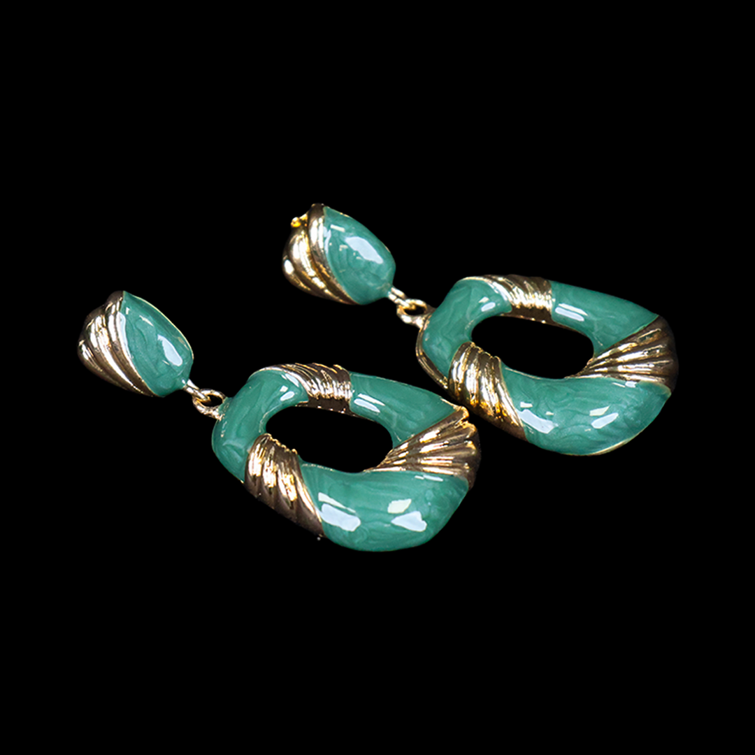 Modern Oval Earring