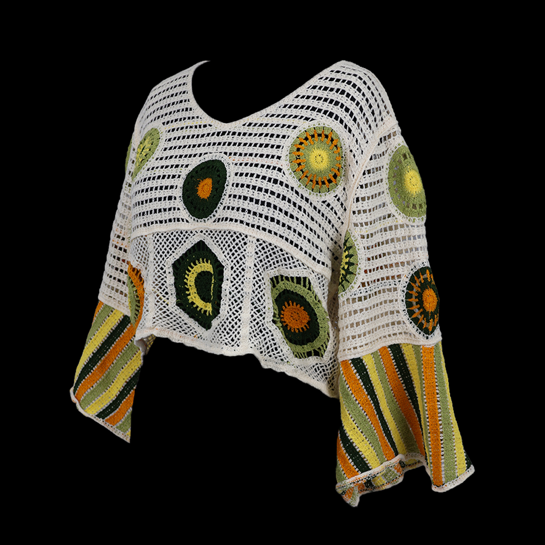 Crochet Over-Sized Crop Top