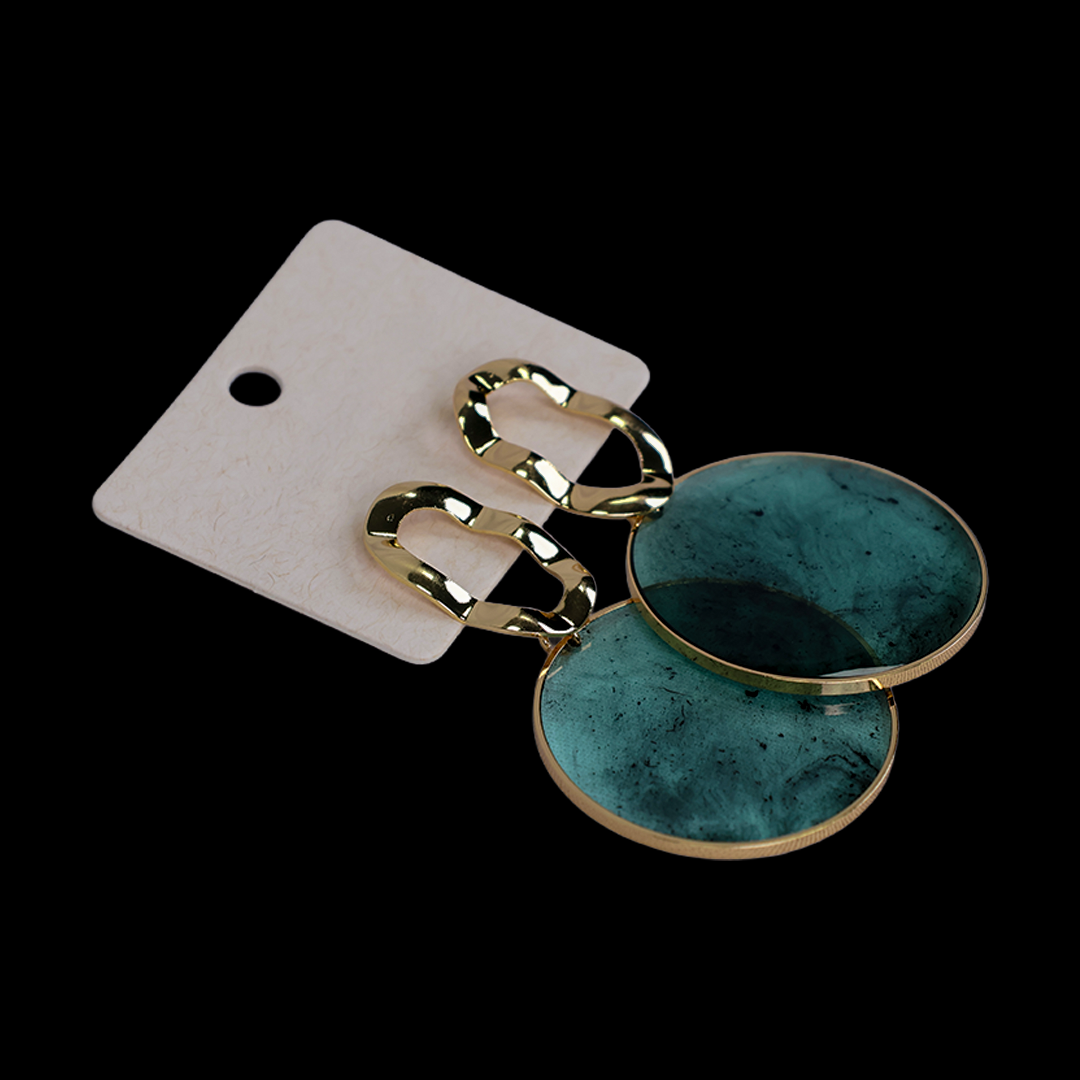 Luxaura Contemporary Circular Stud