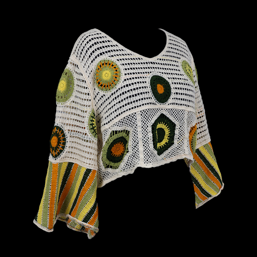 Crochet Over-Sized Crop Top