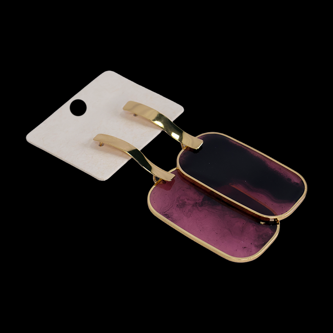 Luxaura Designer Geometeric Stud Earring