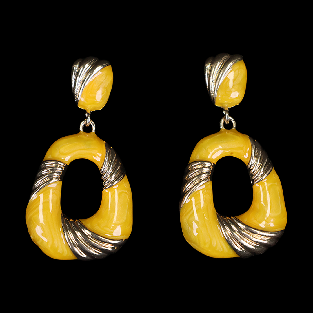 Modern Oval Earring