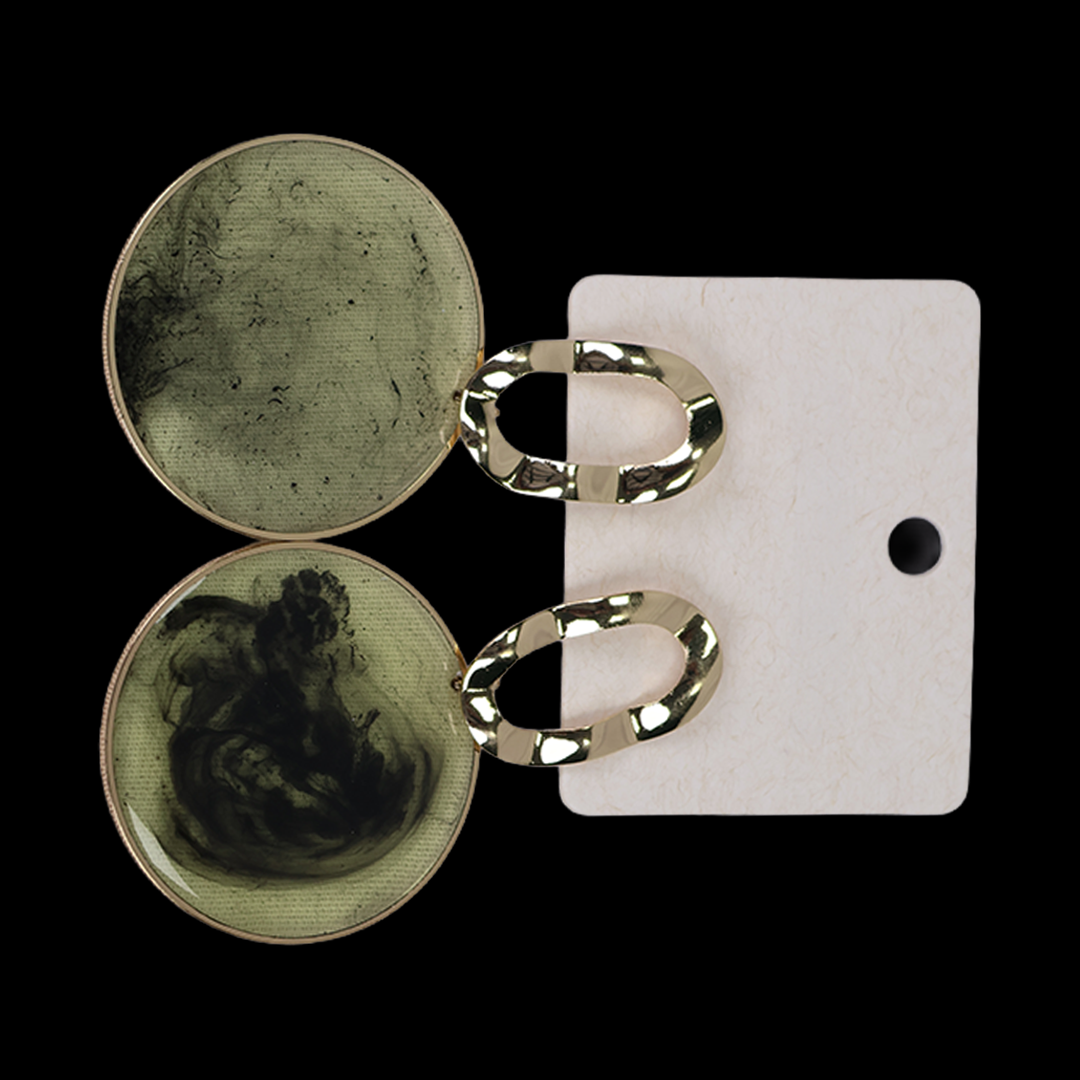 Luxaura Contemporary Circular Stud