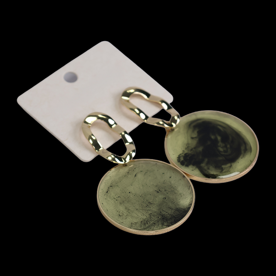 Luxaura Contemporary Circular Stud