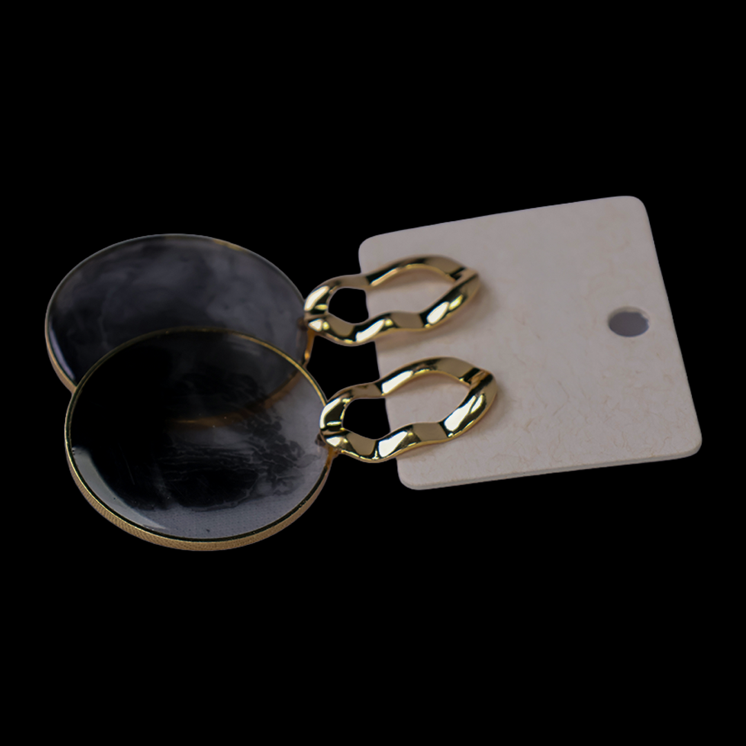 Luxaura Contemporary Circular Stud
