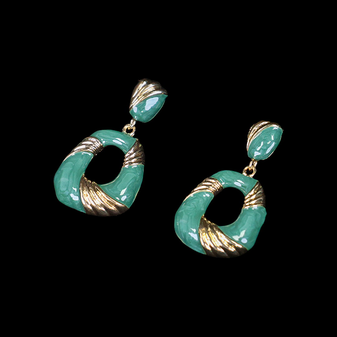Modern Oval Earring