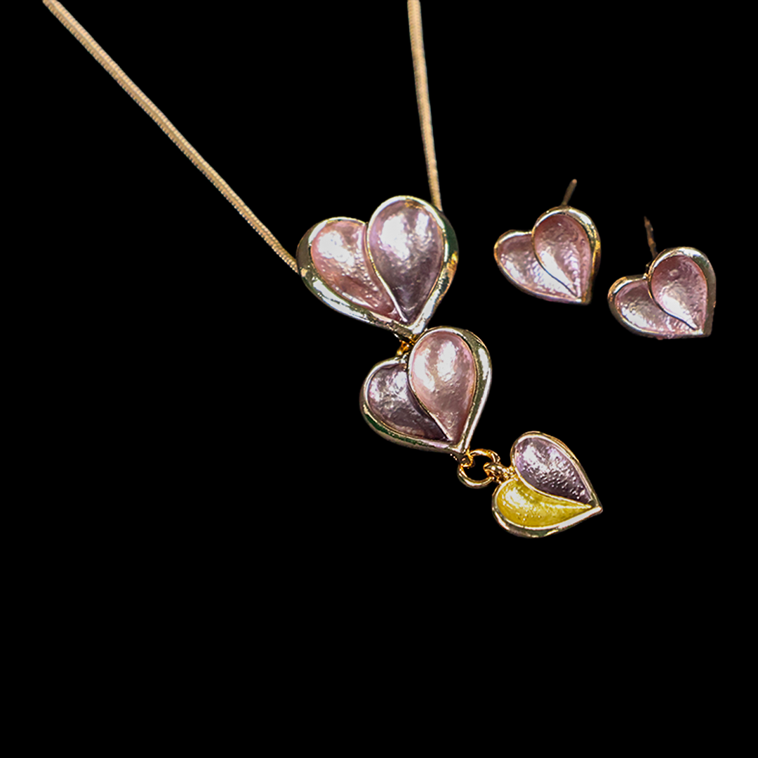 Imperial Floral Pendant Set