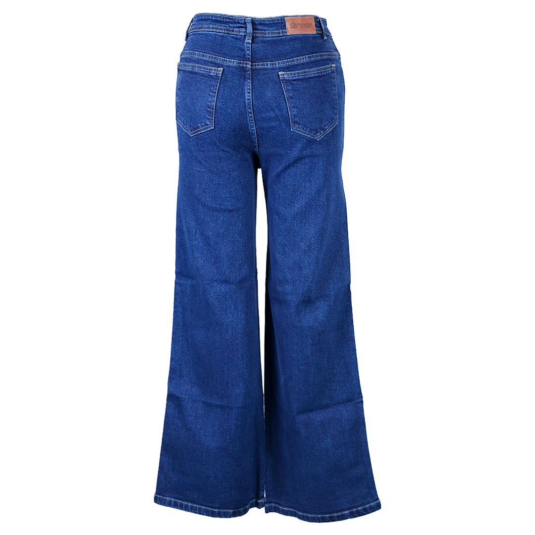 Landscape Embroided Loose Fit Jeans