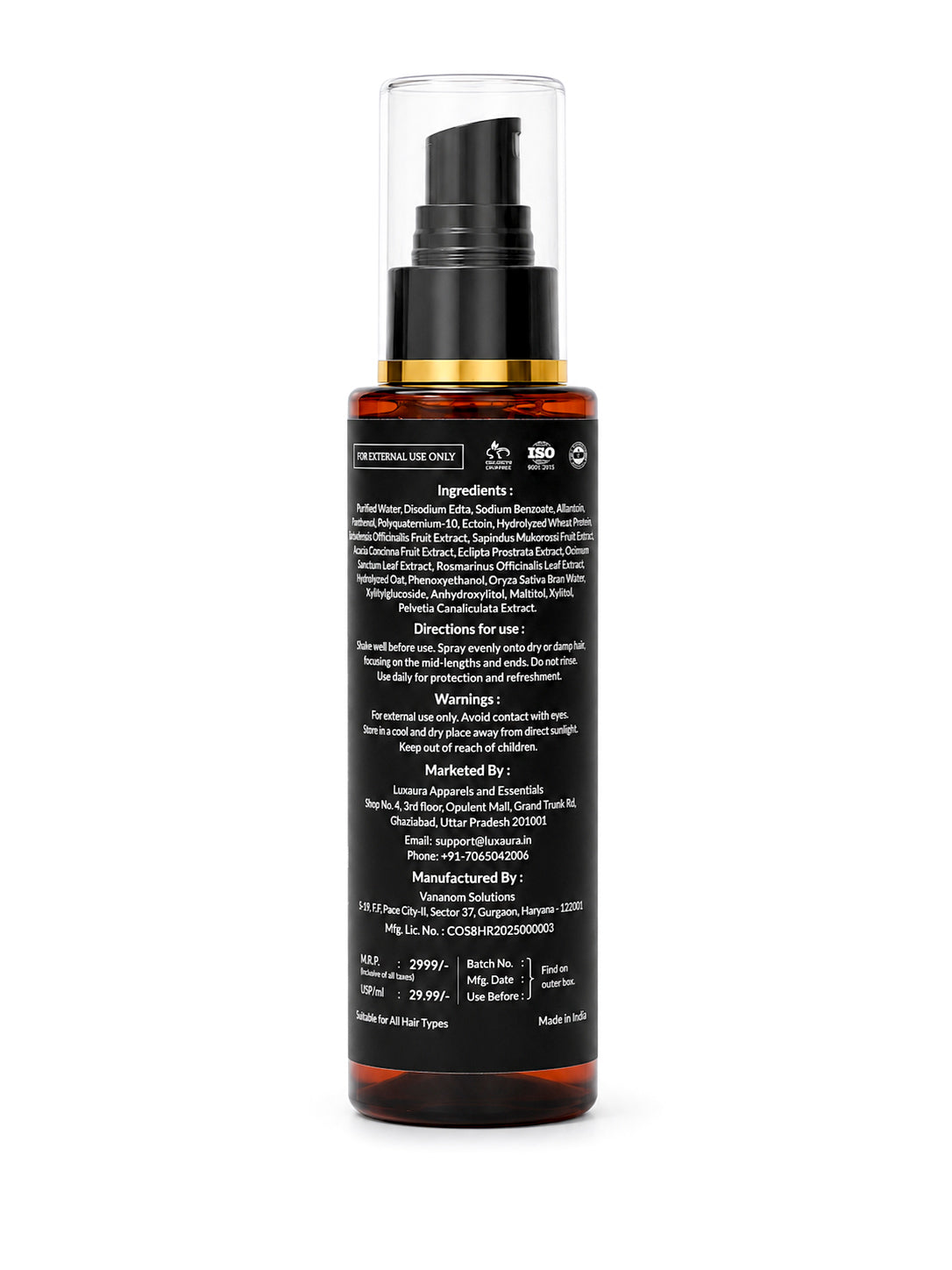 Bio-Active Anti Pollution Hair Guard